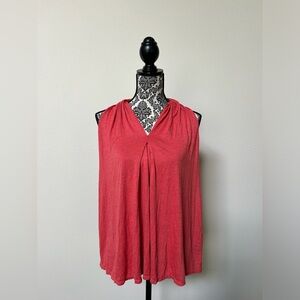 Max Studio Women’s Coral Sleeveless Blouse M